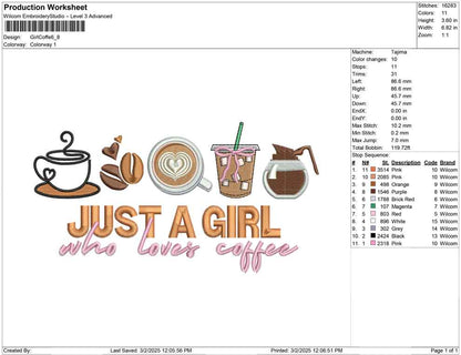 Girl Coffe