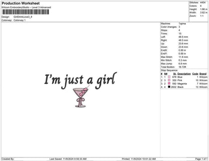 Girl Drink Love