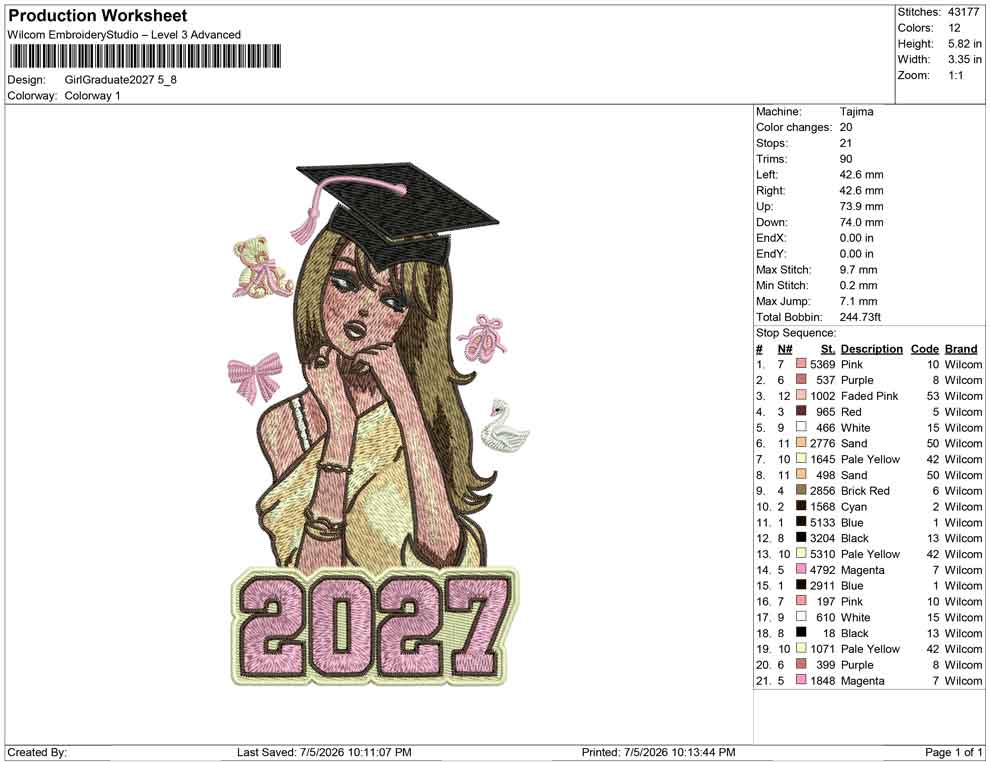 Girl Graduate 2027