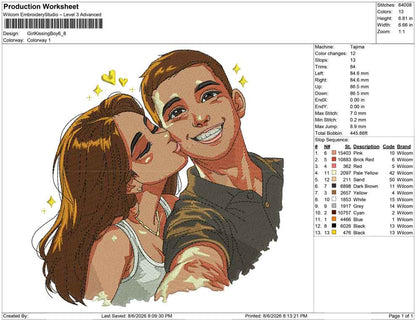 Girl Kissing Boy