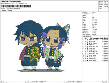 Giyu Shinobu chibi B