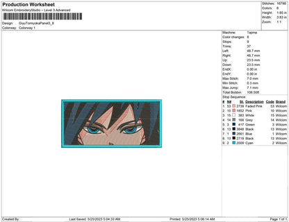 Giyu Tomioka panel