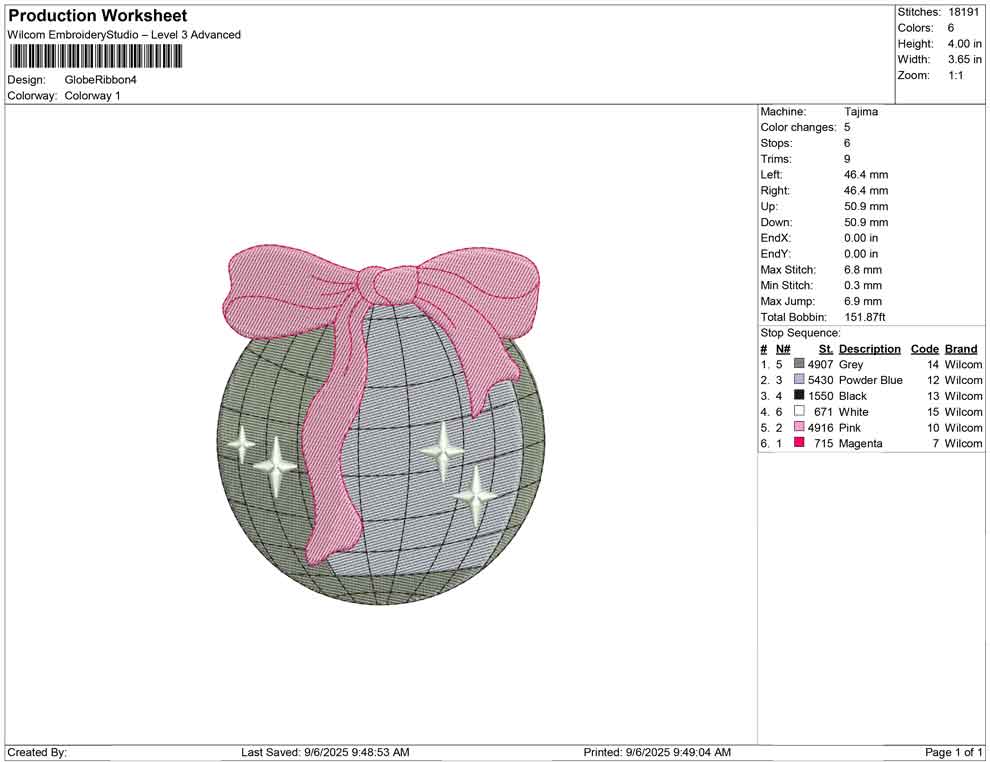 Globe Ribbon