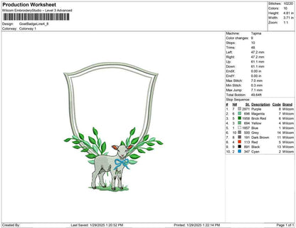 Goat Badge Line