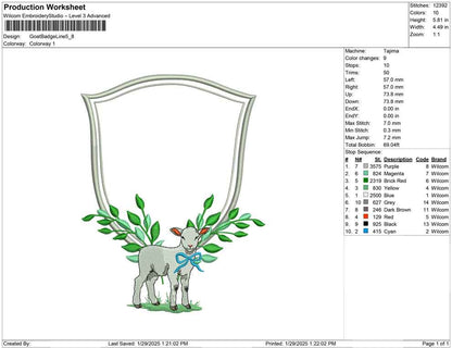 Goat Badge Line