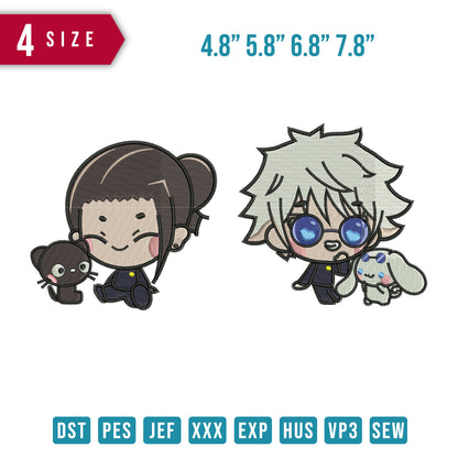 Gojo and Geto Chibi