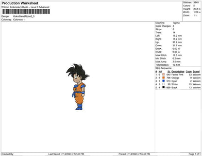 Goku Stand Alone