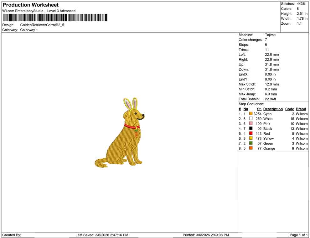 Golden Retriever Carrot B