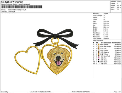 Golden Retriever Dog Love