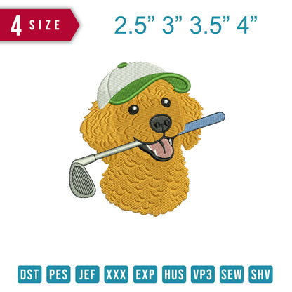 Golden Retriever Golf