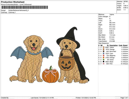 Golden Retriever Halloween
