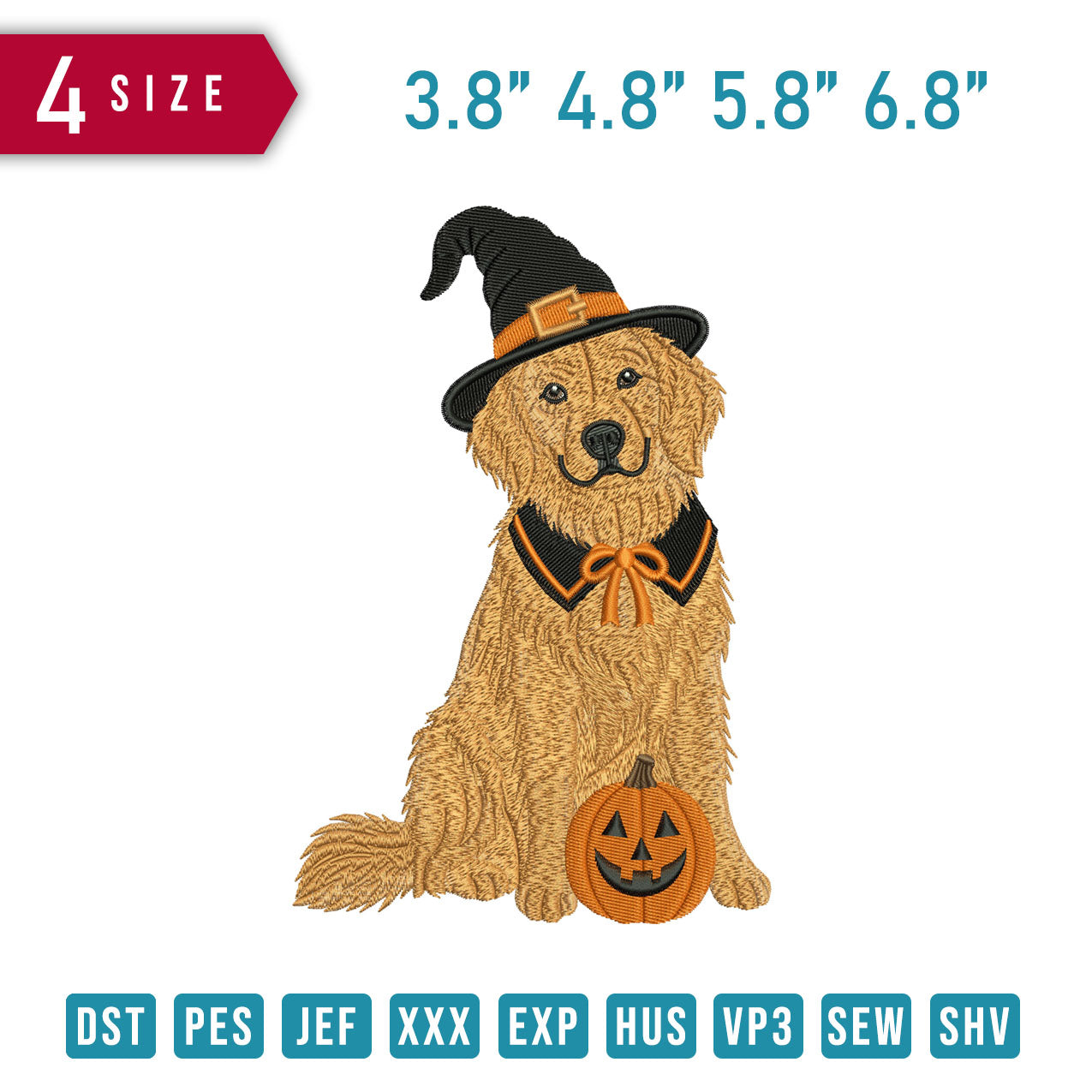 Golden Retriever Halloween B