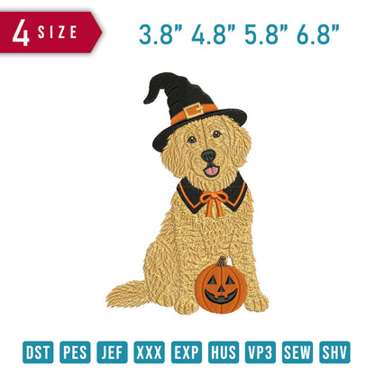 Golden Retriever Halloween C