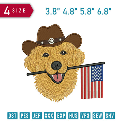Golden Retriever Patriotik B