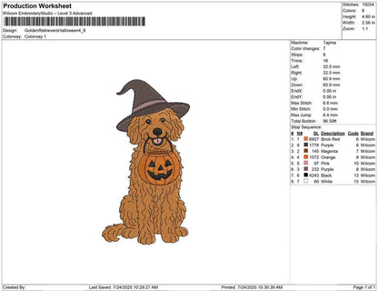 Golden Retrievers Halloween B