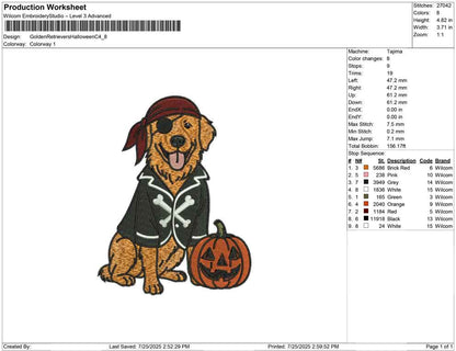 Golden Retrievers Halloween C