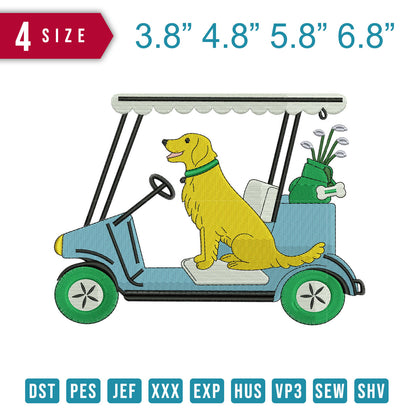 Golf Cart Dog