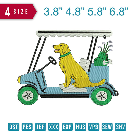 Golf Cart Dog