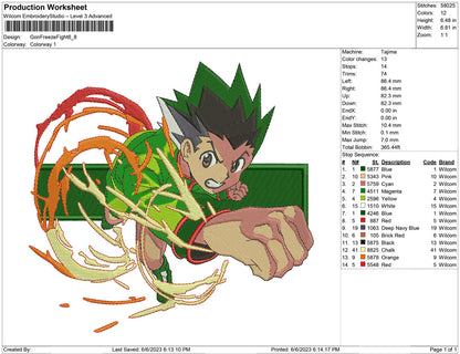 Gon freeze Fight