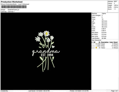 Gradma Flower