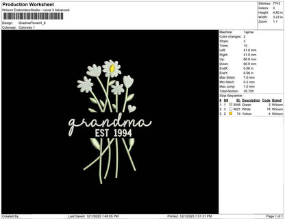 Gradma Flower