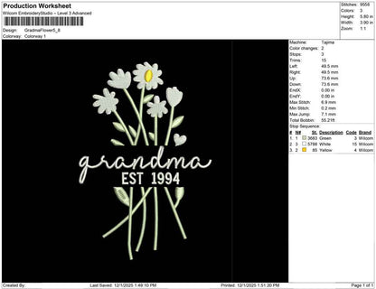 Gradma Flower