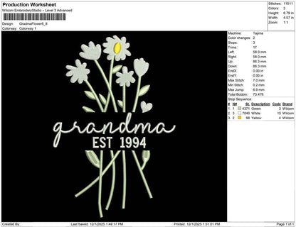Gradma Flower