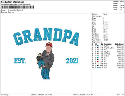 Grandpa Carry Baby