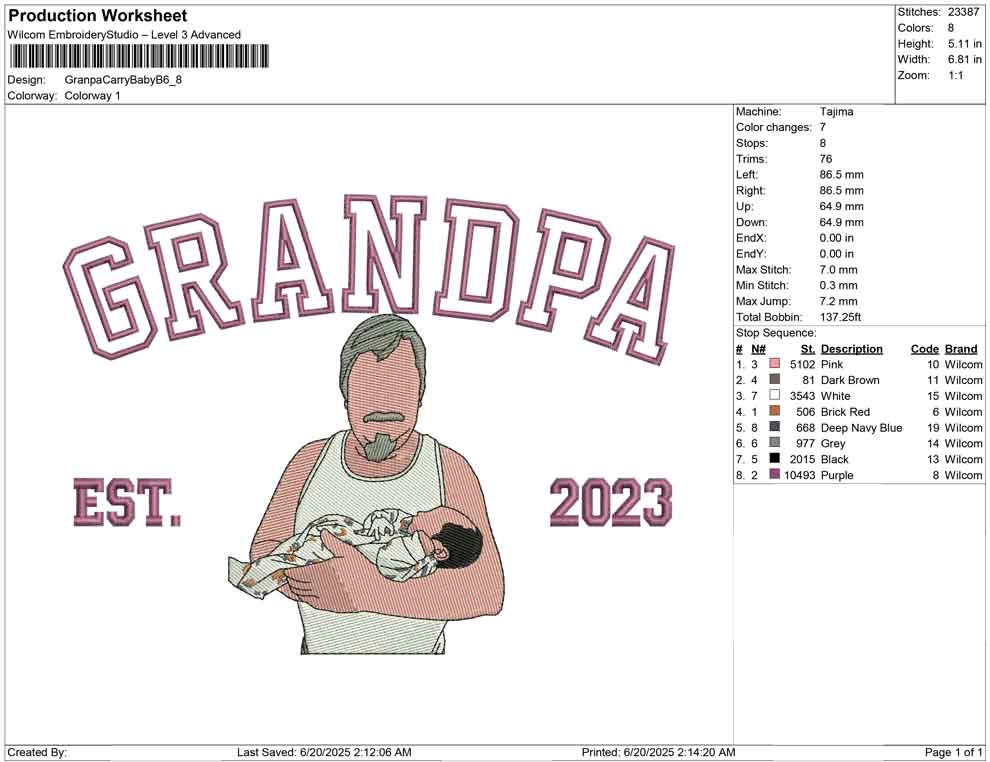 Granpa Carry Baby B