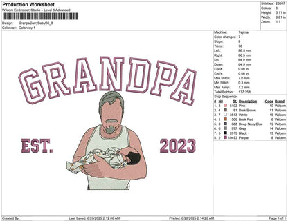 Granpa Carry Baby B