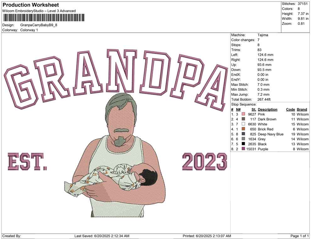 Granpa Carry Baby B