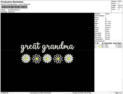 Great Grandma
