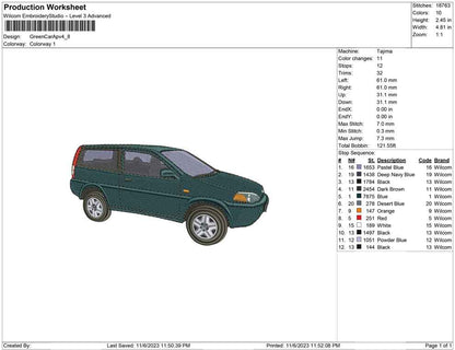 Green car Apv