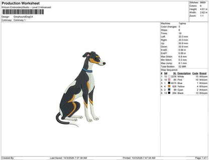 Greyhound Dog C