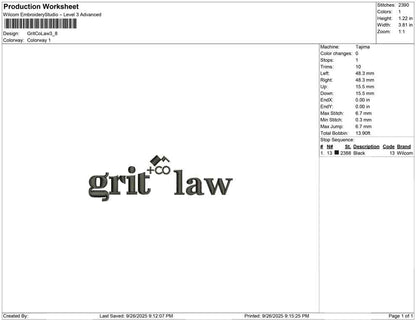 Grit Co Law