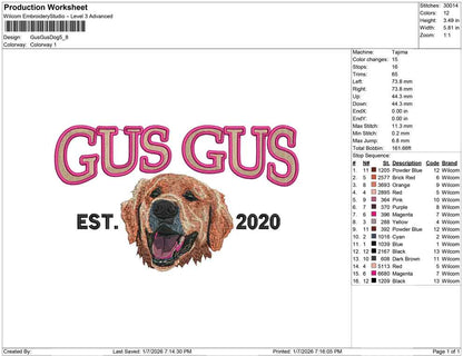 Gus Gus Dog