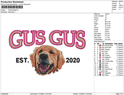 Gus Gus Dog