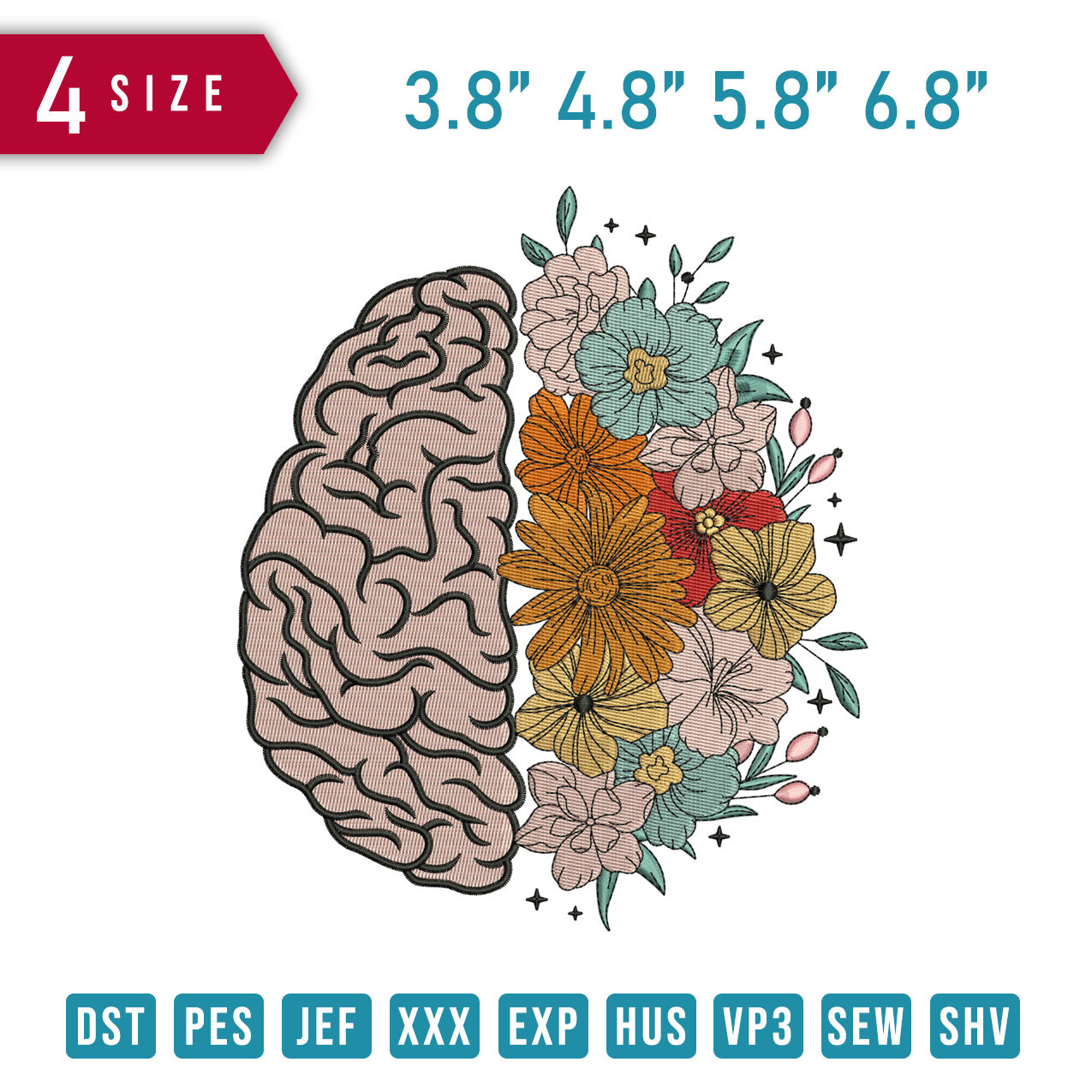 Half Brain Flower