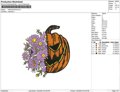 Halloween Flower