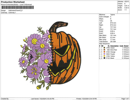 Halloween Flower