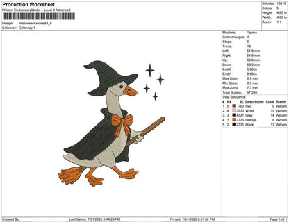 Halloween Goose B
