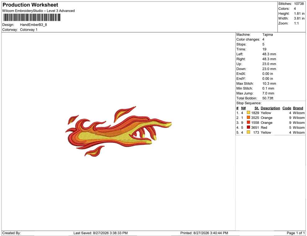 Hand Ember B