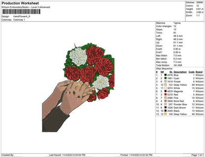 Hand Flower