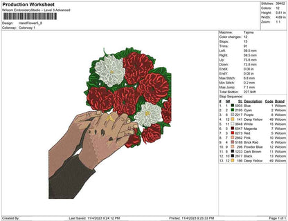 Hand Flower