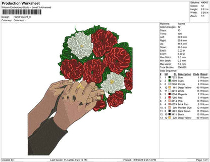 Hand Flower
