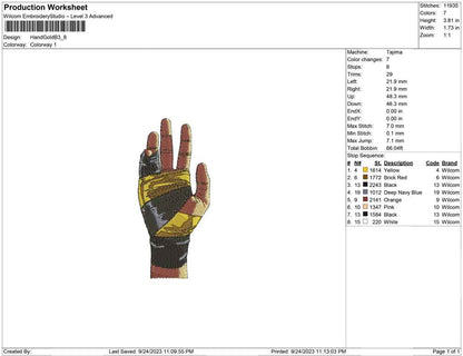 Hand Gold B