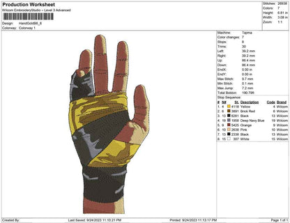 Hand Gold B