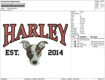 Harley Dog Head