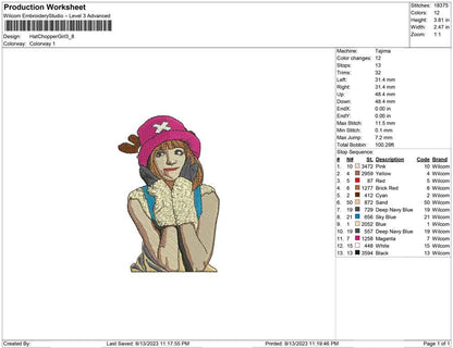 Hat Chopper Girl