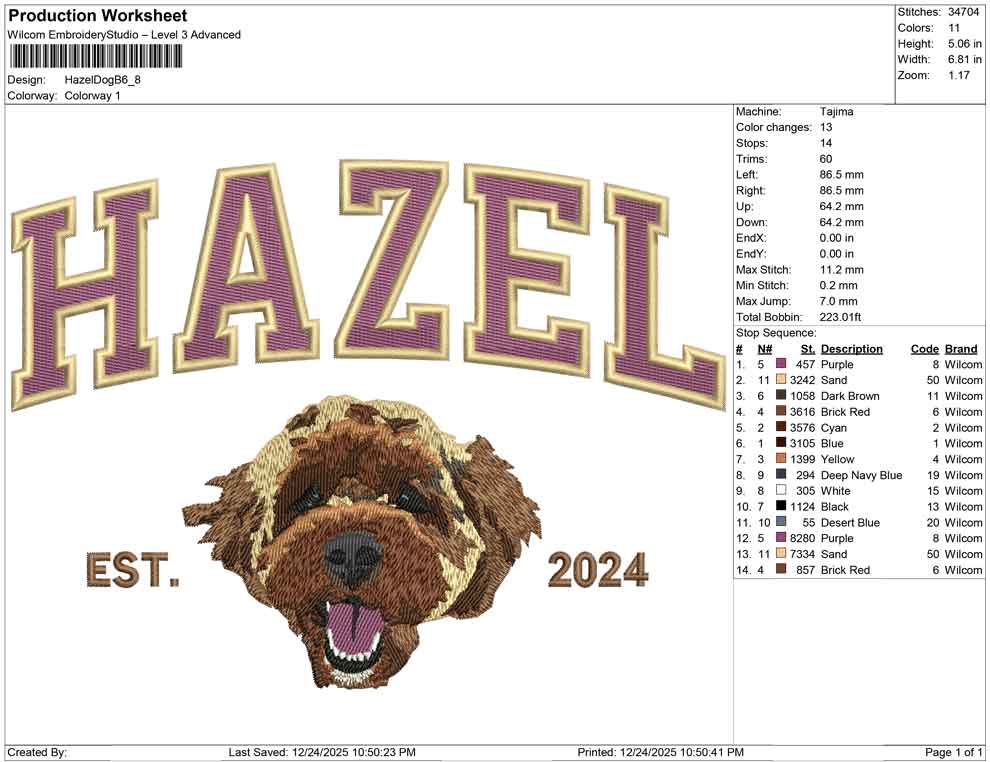 Hazel Dog B
